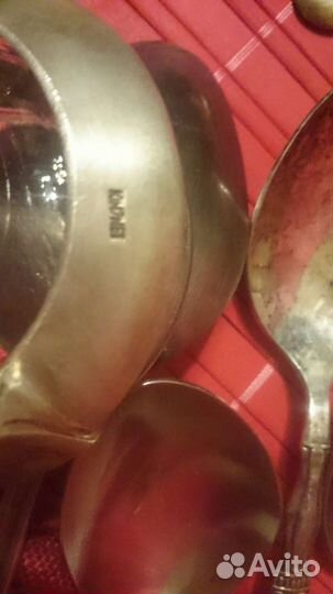 Посуда из мельхиора столовые приборы