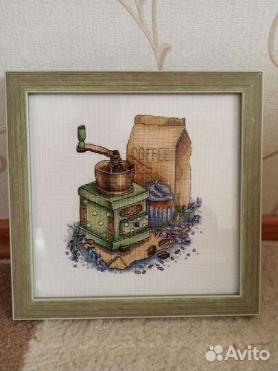 Картина вышитая крестом