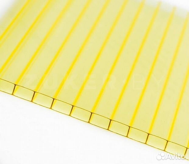 Поликарбонат сотовый 4 мм