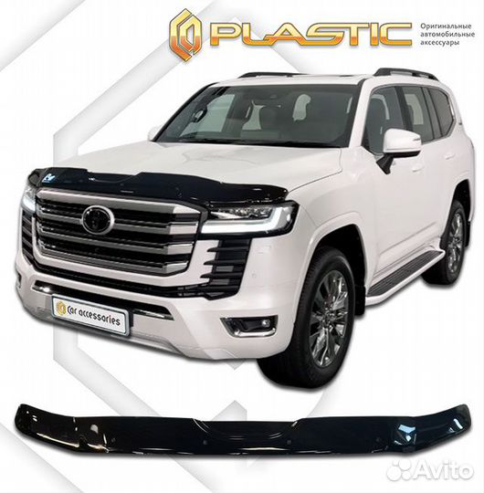 Дефлектор капота (exclusive) (Classic черный ) Toyota Land Cruiser 300