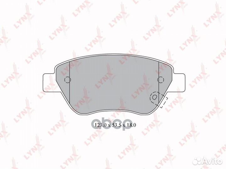 Колодки тормозные дисковые перед BD5916 LYN