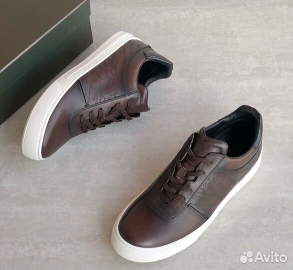 Кожаные кеды Berluti 1895