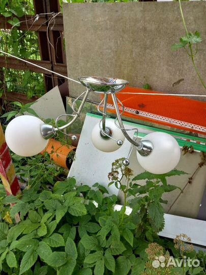 Люстра потолочная подвесная бу3 рожковая