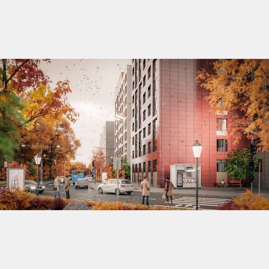 2-к. квартира, 53,2 м², 3/9 эт.