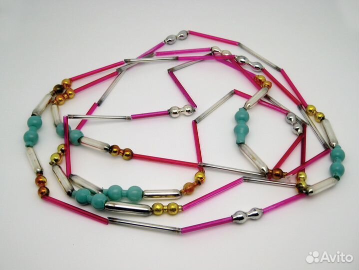 Бусы из стекляруса. 280 см. СССР. Винтаж