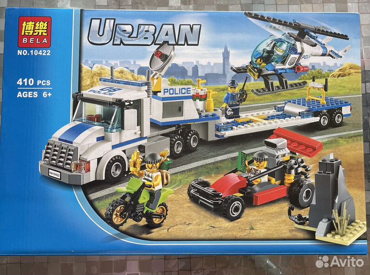 Конструктор Сити Полицейский перевозчик