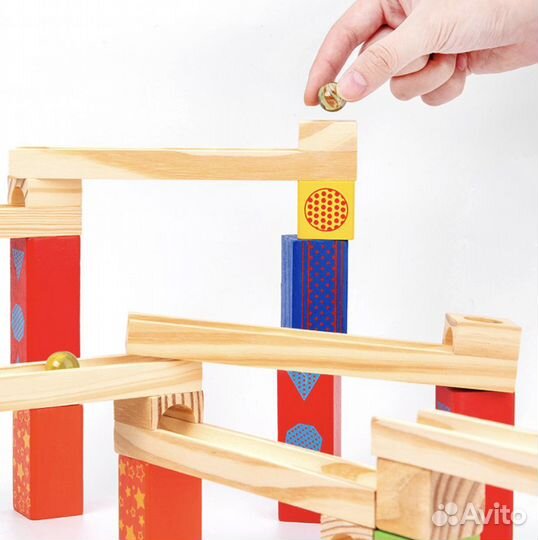 Конструктор-лабиринт с шариками (52 детали)