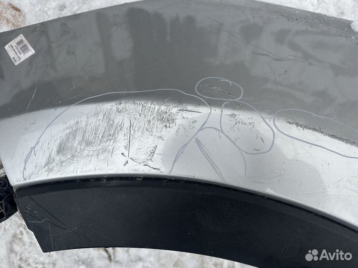 Крыло переднее левое kia sportage 3 2011