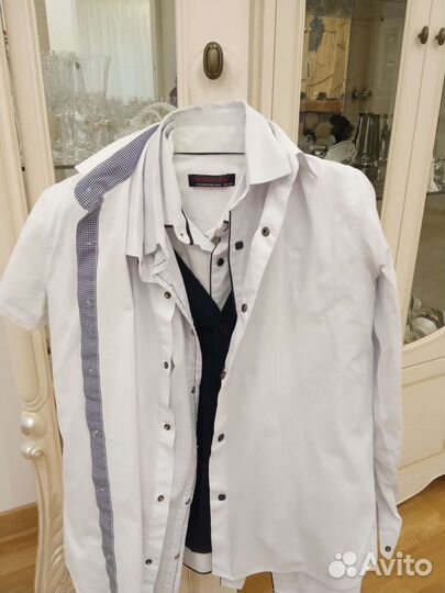 Школьные рубашки для мальчиков 10-13