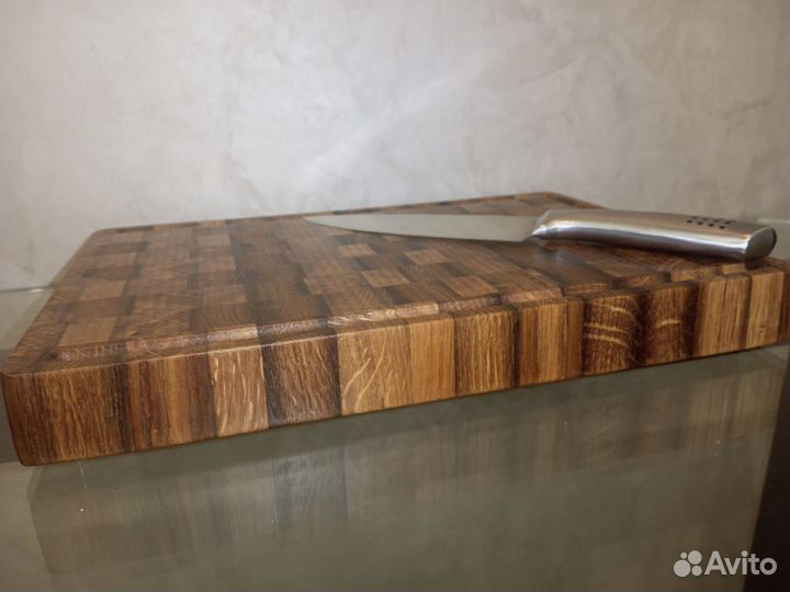 Торцевая разделочная доска Дуб