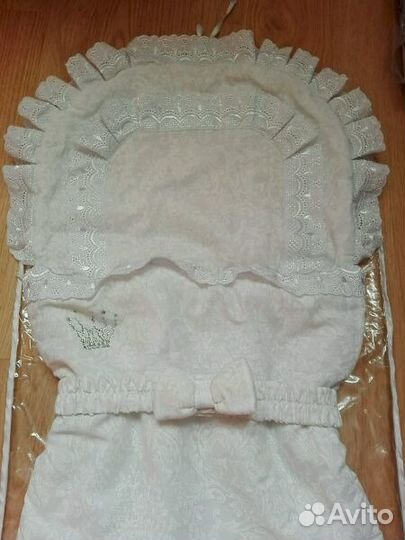 Конверт на выписку весна-лето (белый)