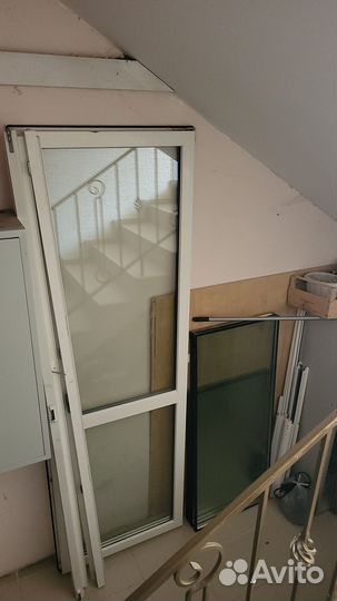 Дверь балконная пвх бу