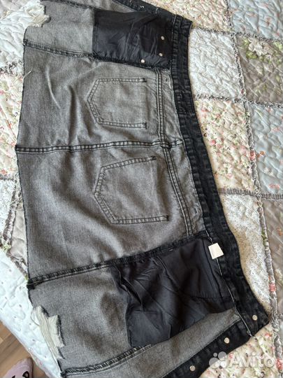 Юбка джинсовая мини