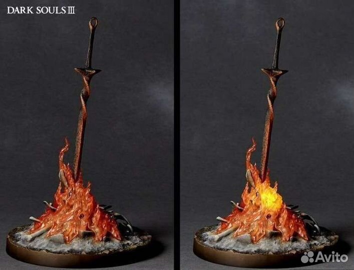 Dark Souls Crystal Lizard & Bonfire 1/6 Gecco