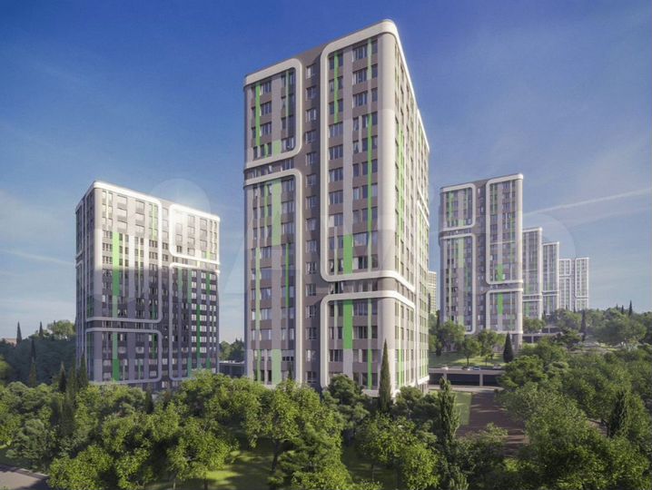 1-к. квартира, 32,1 м², 11/16 эт.