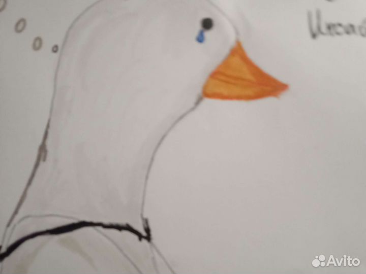 Рисунок популярного гуся