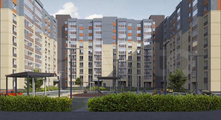 2-к. квартира, 55,4 м², 2/10 эт.