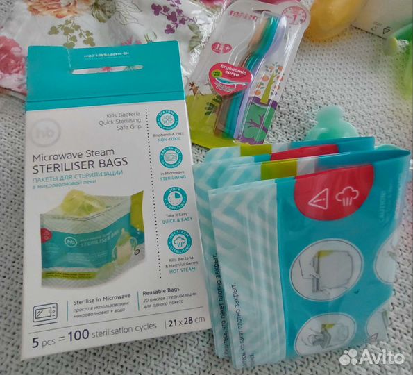 Всё нужное для кормления Munckin/happy baby