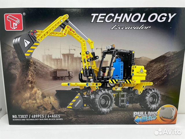 Конструктор Technology Экскаватор t3037