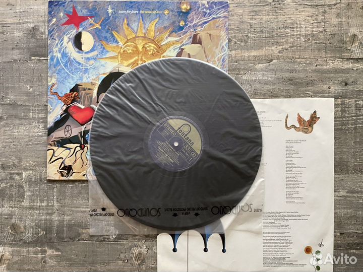 Винил. Tears For Fears. The Seeds Of Love