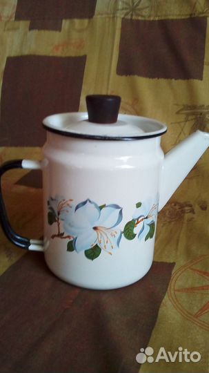 Кофейник эмалированный СССР и др