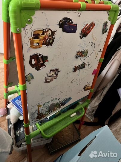 Детский стол и стульчик ника+магнитная доска