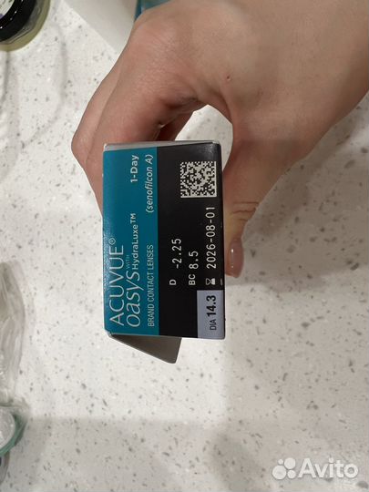 Линзы контактные acuvue oasys 1 day
