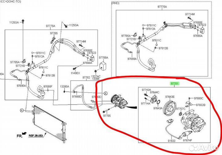 Б/У компрессор кондиционера - В хорошем