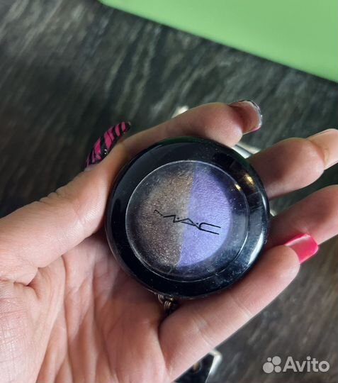 MAC Dichromatic baked eye shadow тени набор