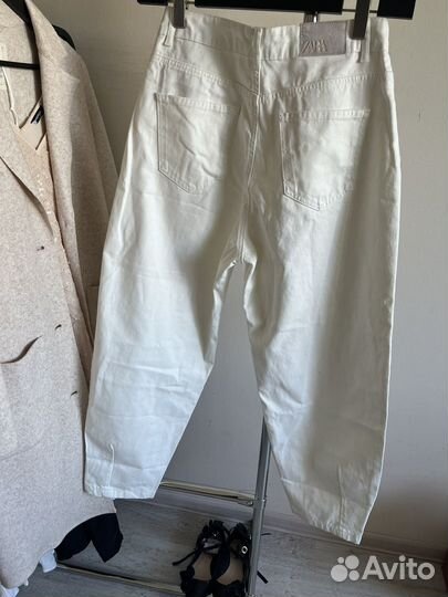 Джинсы белые zara