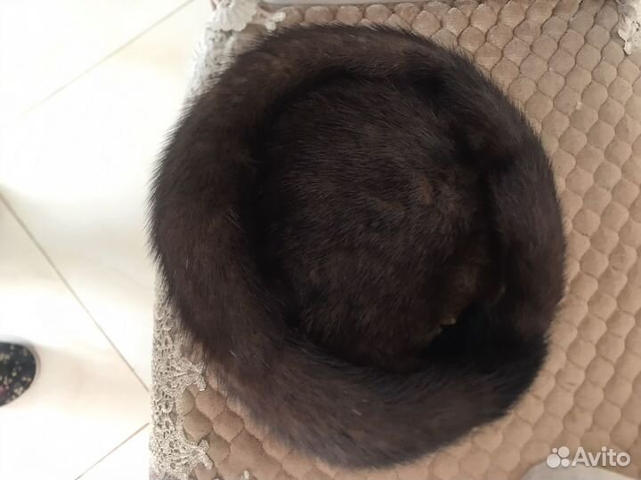 Шапка норковая женская