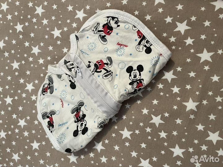 Кокон для новорожденных с шапочкой