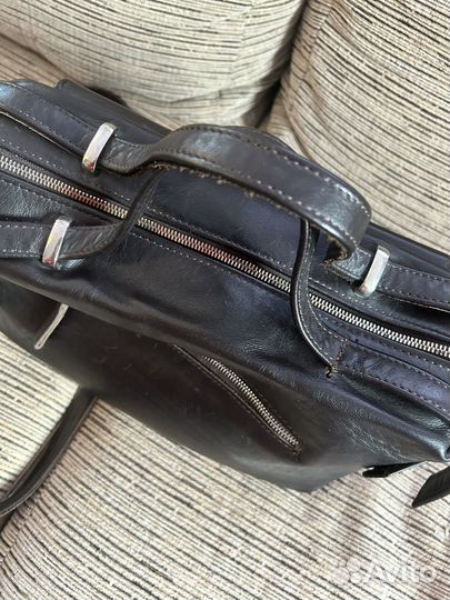 Сумка натуральная кожа, с нюансом