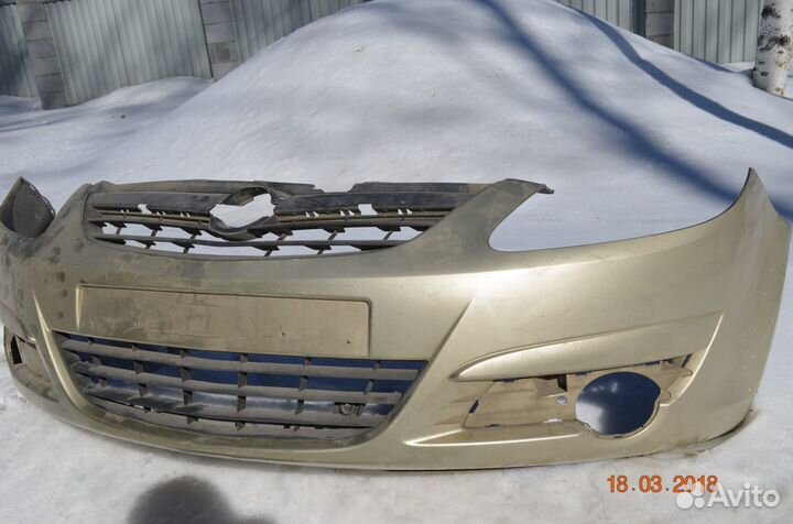 Бампер Опель Корса