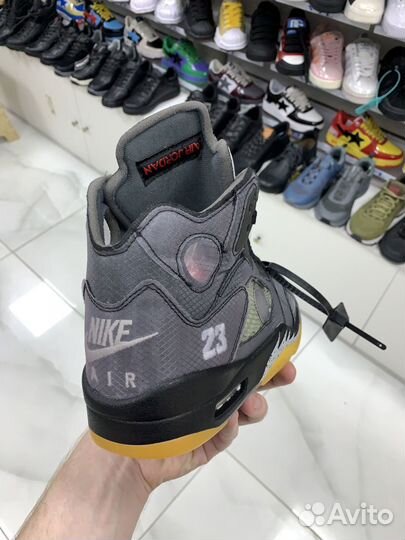 Nike air jordan 5 off white