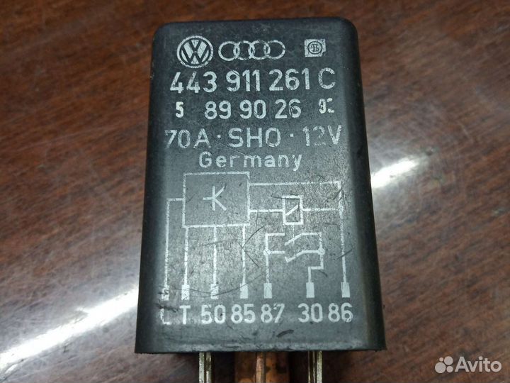 Блок управления свечей накала audi 80 B4/100 C3-4