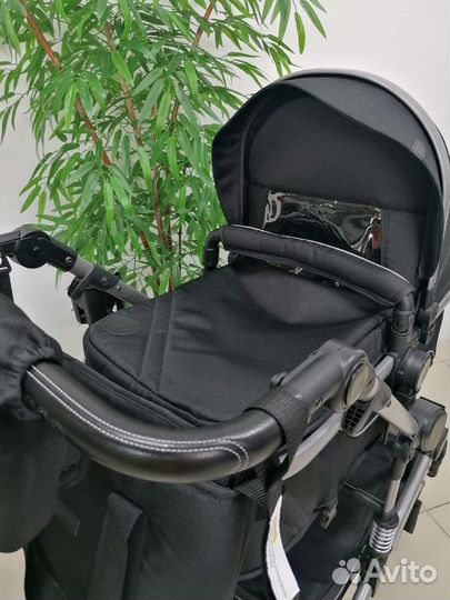 Новая коляска Luxmom 558 3в1 NEW (Black)