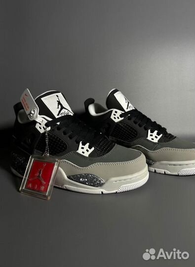 Кроссовки Air Jordan 4 Retro Fear Pack Люкс