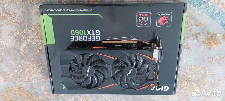 Продать видеокарту Gigabyte gtx 1060 6gb