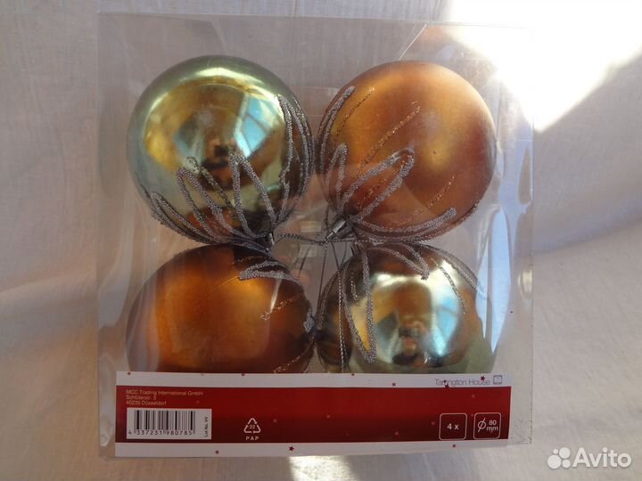 Елочные игрушки шары