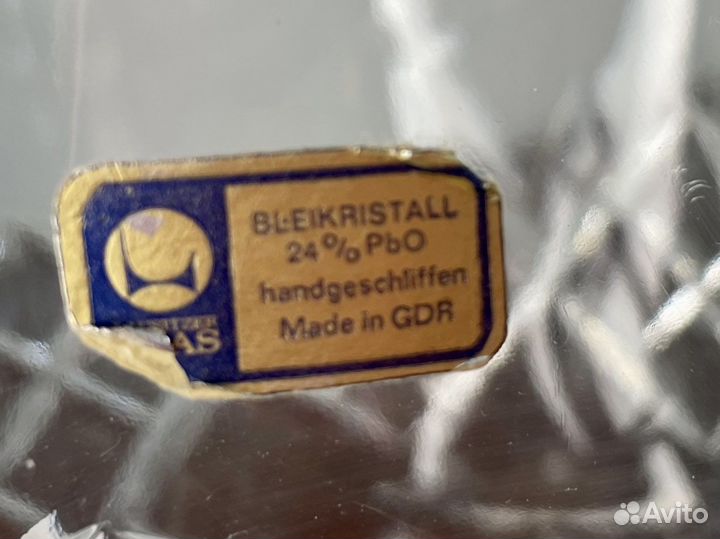 Хрустальная ваза Германия