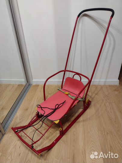 Детские санки с колесами