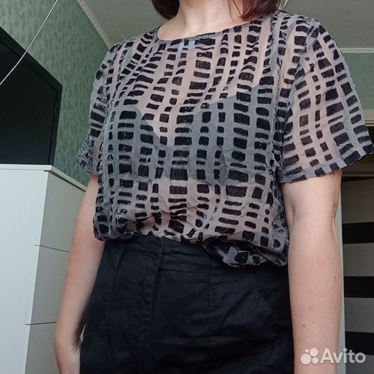 Блузка прозрачная