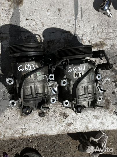 Компрессор кондиционера Hyundai Equus 2 G6DJ