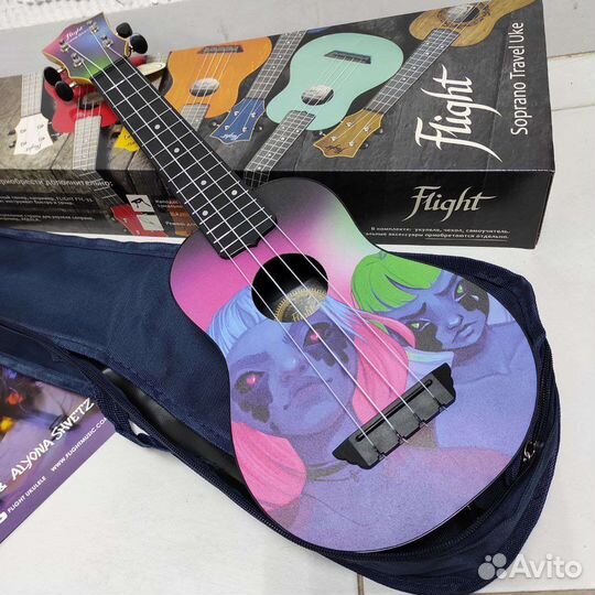 Укулеле сопрано flight toxic от Алёны Швец новая
