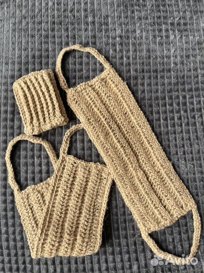 Мочалки ручной работы (Джут)