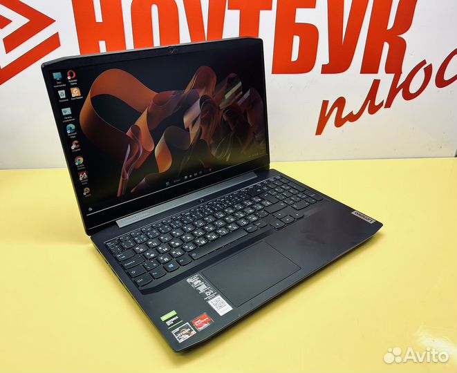 Игровой ноутбук NEW Lenovo Ryzen 5 4600 GTX1650ti