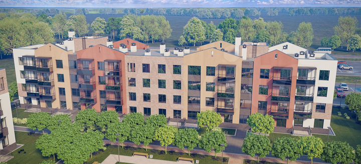 3-к. квартира, 72,5 м², 2/5 эт.