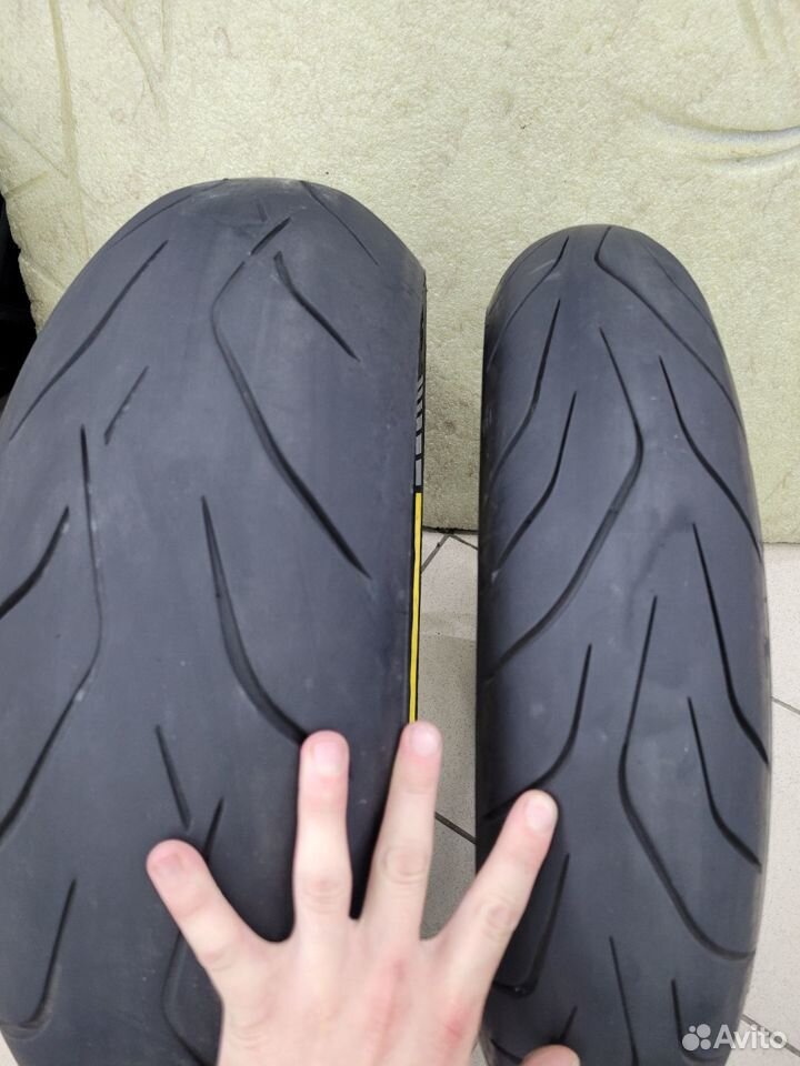 Комплект мото резины dunlop r17