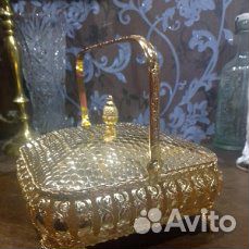 Большая эксклюзивная шкатулка позолота. Винтаж